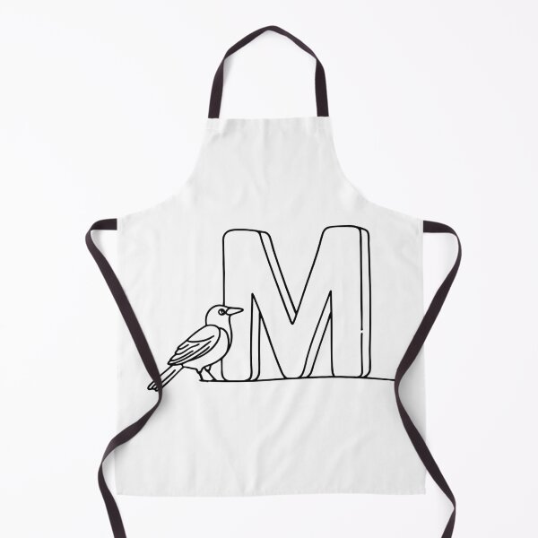 Item preview, An Illustration of letter M stand for Magpie designed and sold by rasagamastore.