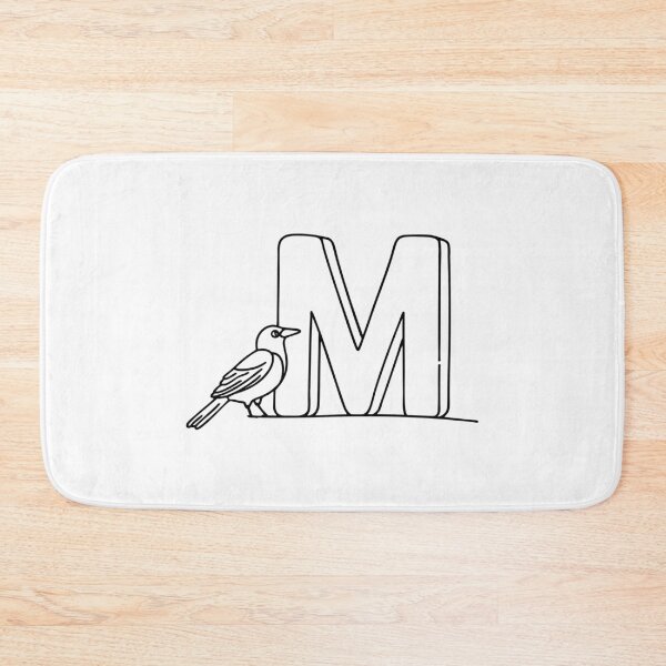 Item preview, An Illustration of letter M stand for Magpie designed and sold by rasagamastore.