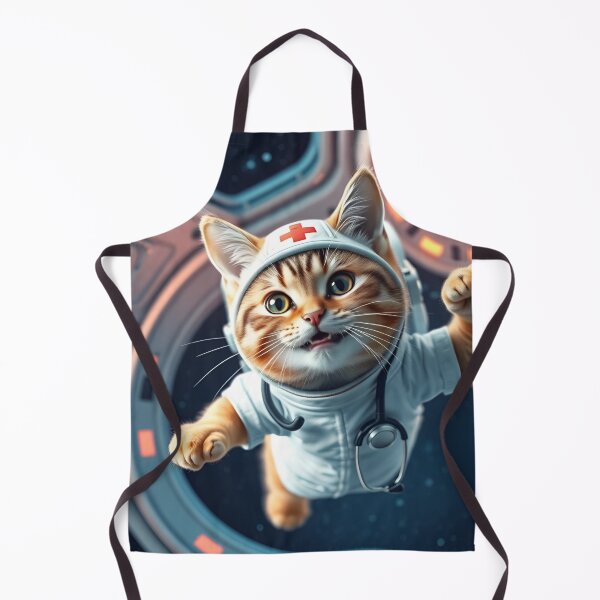 Item preview, Space Cat Nurse designed and sold by Star-Meows.