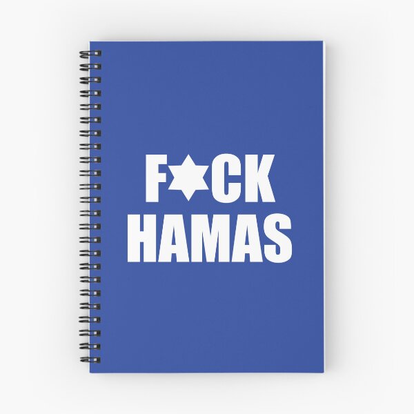Item preview, Frick Hamas - white on blue designed and sold by Jewish Love.