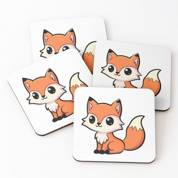 Item preview, Cute Fox Face Sticker designed and sold by Templatemini.