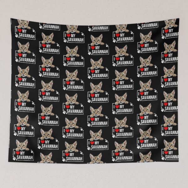 Item preview, I Love My Savannah Cat designed and sold by TheAnimalZ00.