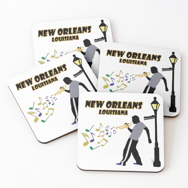Item preview, New Orleans Trumpet Player on Bourbon St. designed and sold by WordyDreams.