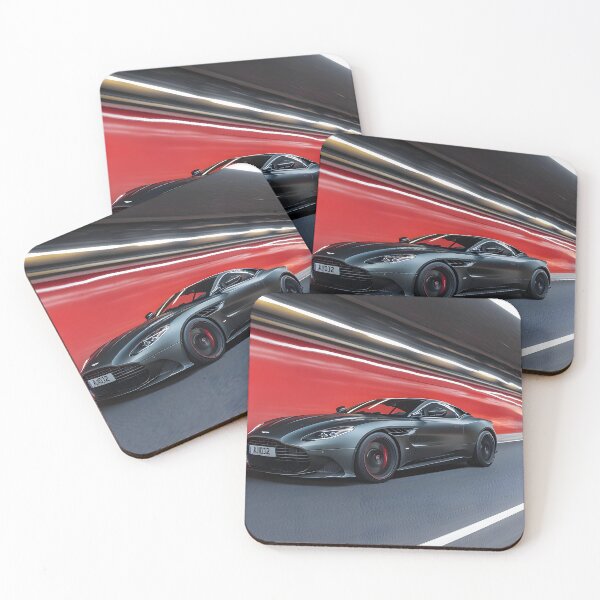 Item preview, "Black Aston Martin DB12 – Power Meets Prestige" designed and sold by AutoPopStudio.