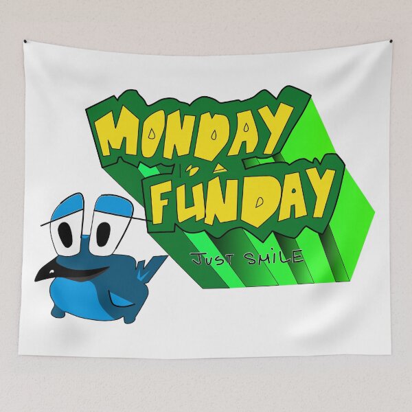 Item preview, monday fun day blue bird  designed and sold by grosa05.