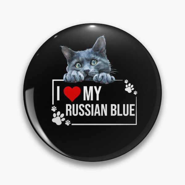 Item preview, I Love My Russian Blue Cat designed and sold by TheAnimalZ00.