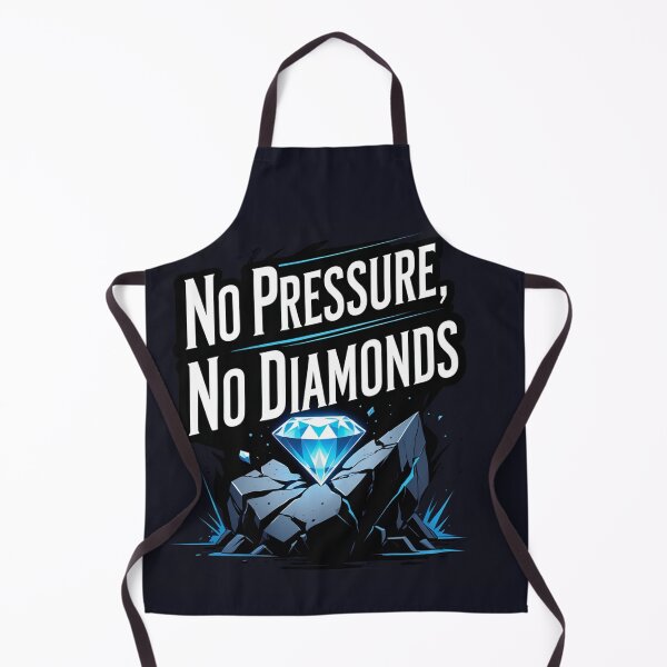 Item preview, No pressure, no diamonds design designed and sold by Motivated Sensei.