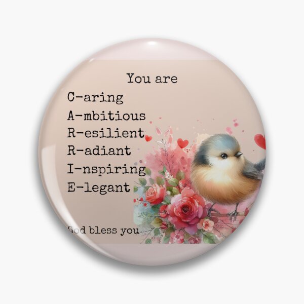 Item preview, Encouragement for Carrie! designed and sold by fribabywonder.