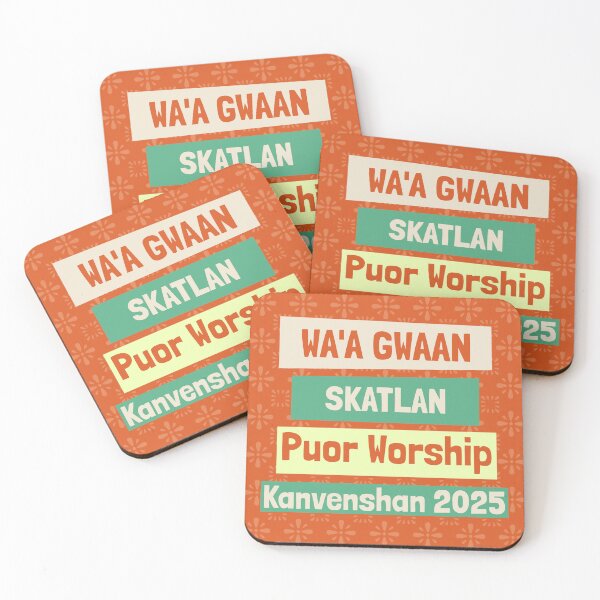 Item preview, Wa'a Gwaan Skatlan, Puor Worship Kanvenshan 2025 (Scotland), Jamaican Patois (Patwa) designed and sold by Kolcha.