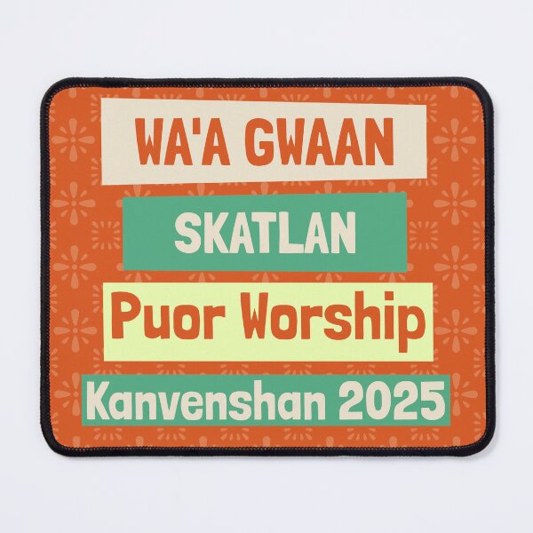 Item preview, Wa'a Gwaan Skatlan, Puor Worship Kanvenshan 2025 (Scotland), Jamaican Patois (Patwa) designed and sold by Kolcha.
