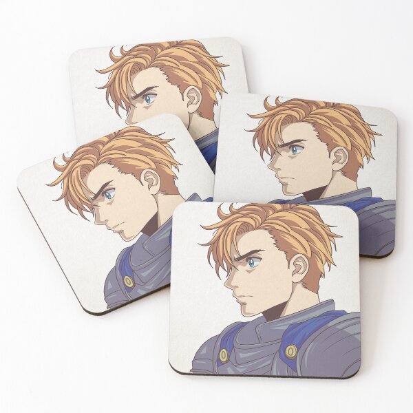 Item preview, Retro Anime Knight Portrait – Side View Warrior Aesthetic designed and sold by AirForceTuan.