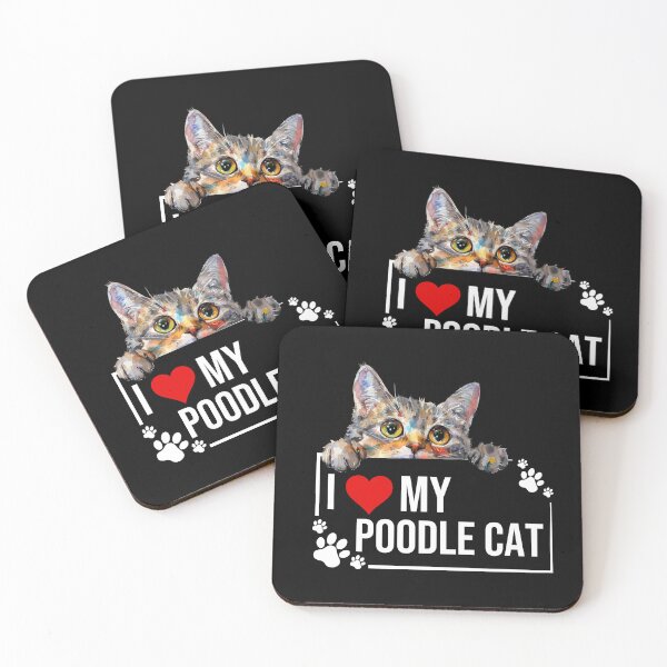 Item preview, I Love My Poodle Cat designed and sold by TheAnimalZ00.