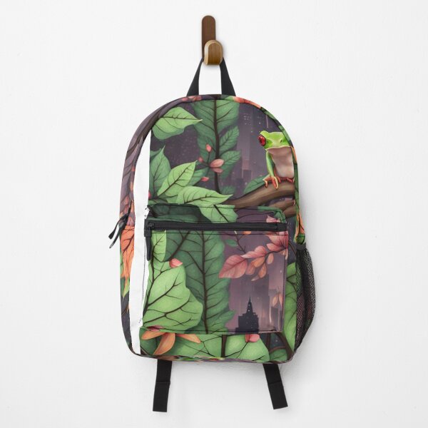 Item preview, "Nature Meets the City: A Surreal Frog Haven" designed and sold by csdesign73.