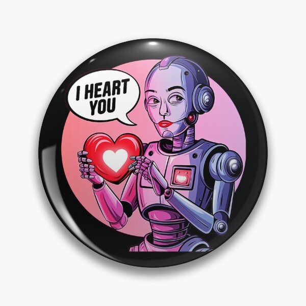 Item preview, I Heart You Robot designed and sold by SteezeeStore.