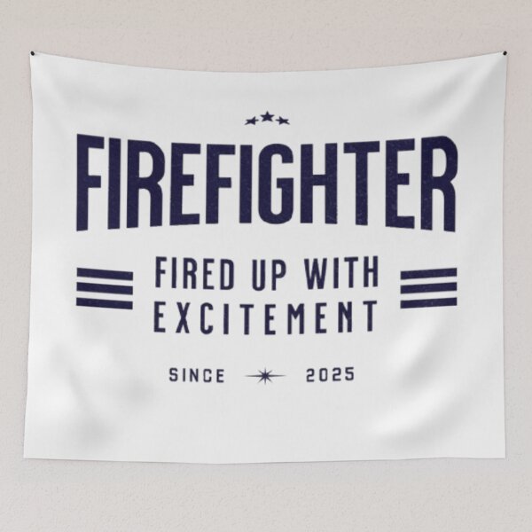 Item preview, Firefighter: Fired Up with Excitement designed and sold by Syrupulse.