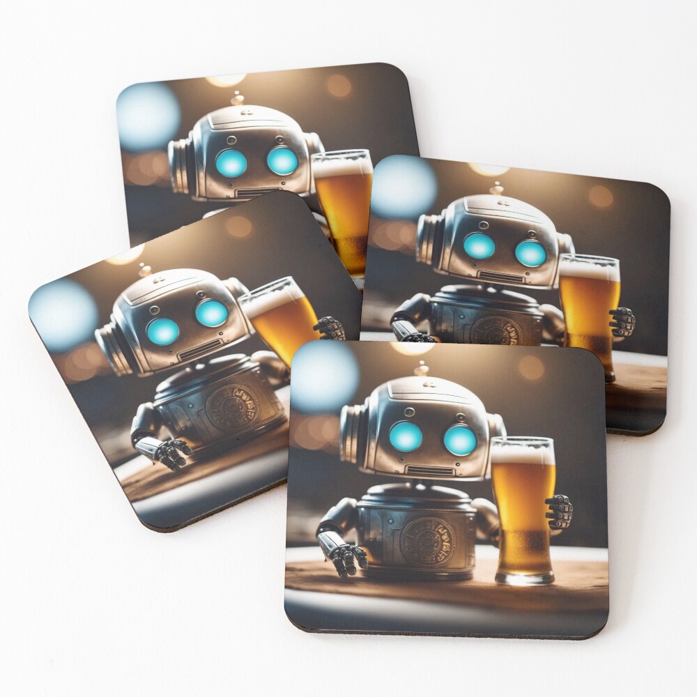 Item preview, Coasters (Set of 4) designed and sold by humanalien.
