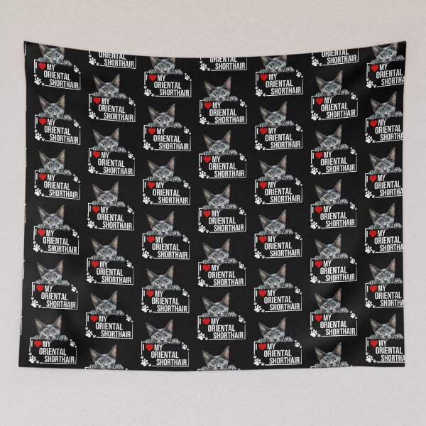 Item preview, I Love My Oriental Shorthair Cat designed and sold by TheAnimalZ00.
