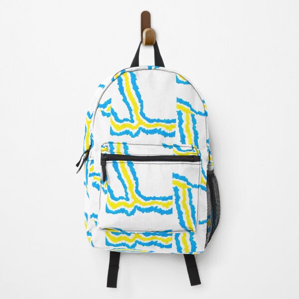 Item preview, Yellow Blue Abstract Marker Pattern designed and sold by SarahKay Designs.