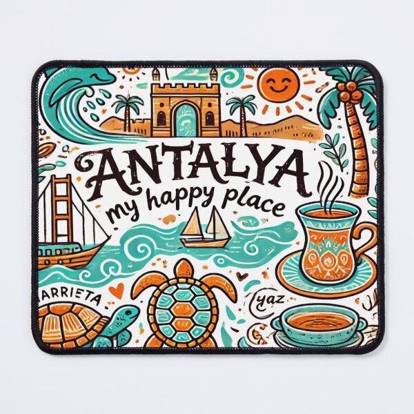 Item preview, Antalya, My Happy Place – A Summer Travel Dream! designed and sold by Globalcitytees.