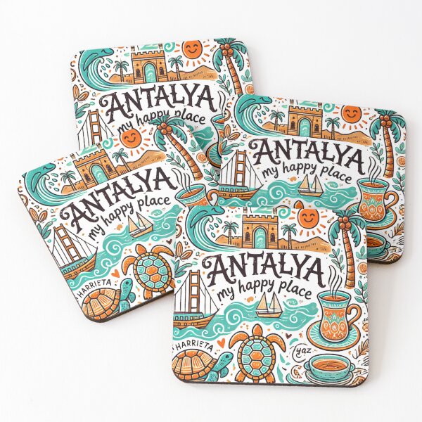 Item preview, Antalya, My Happy Place – A Summer Travel Dream! designed and sold by Globalcitytees.