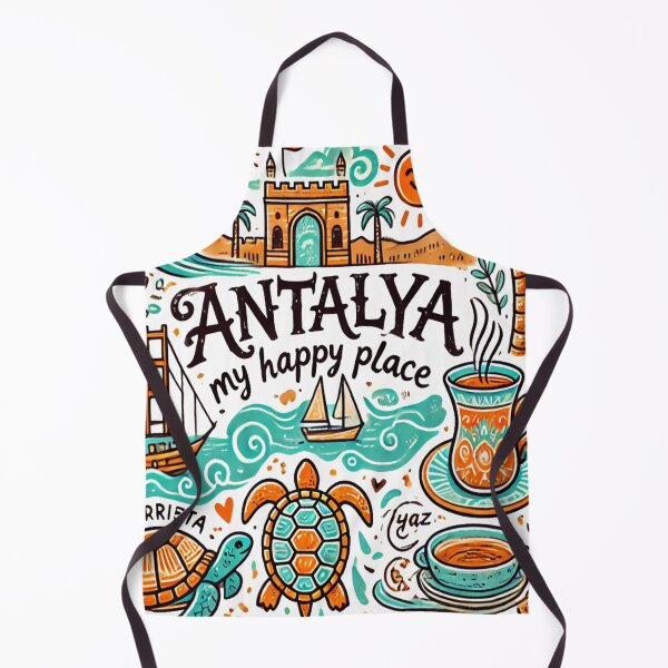 Item preview, Antalya, My Happy Place – A Summer Travel Dream! designed and sold by Globalcitytees.