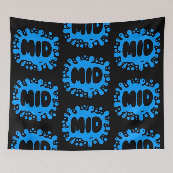 Item preview, Diseño de salpicaduras azules de la generación Alpha de mediados de siglo designed and sold by PickledjoArt.