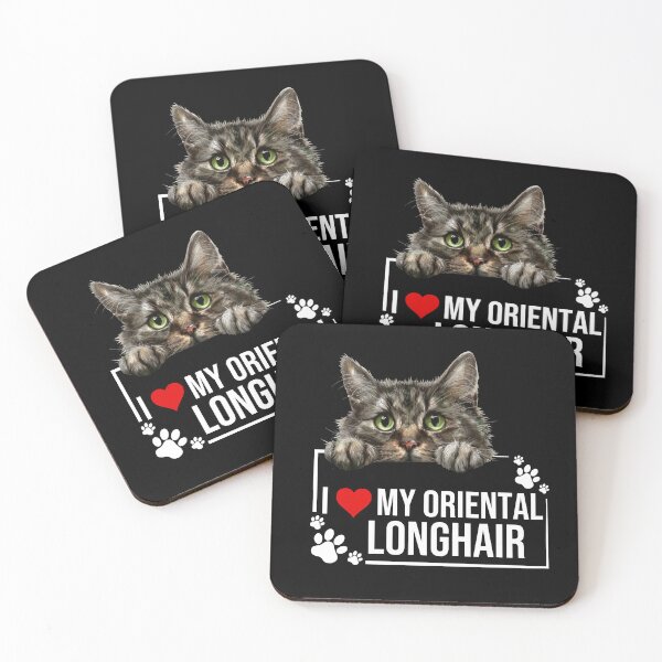 Item preview, I Love My Oriental Longhair Cat designed and sold by TheAnimalZ00.