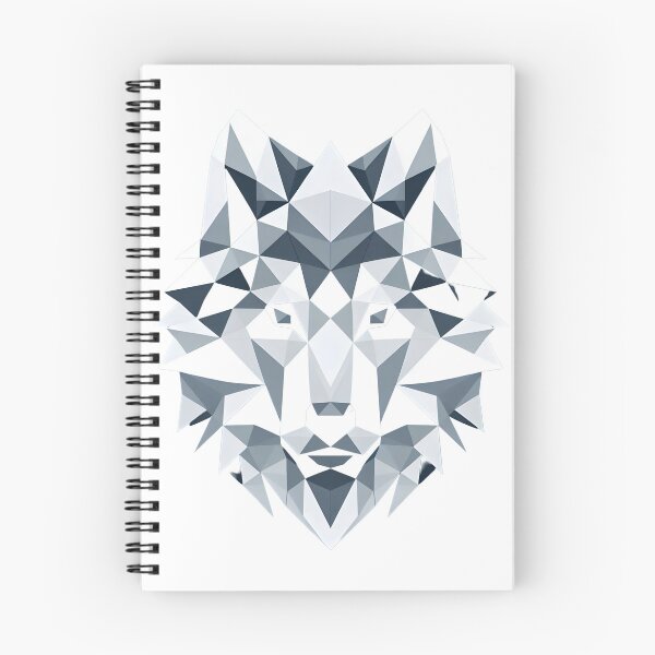 Item preview, Geometric Wolf Head | Modern Monochrome Design designed and sold by ArteAnimal2020.
