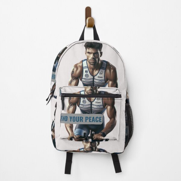Item preview, Find Your Peace – Triathlon Cycling Motivational Design designed and sold by Triathlongram.