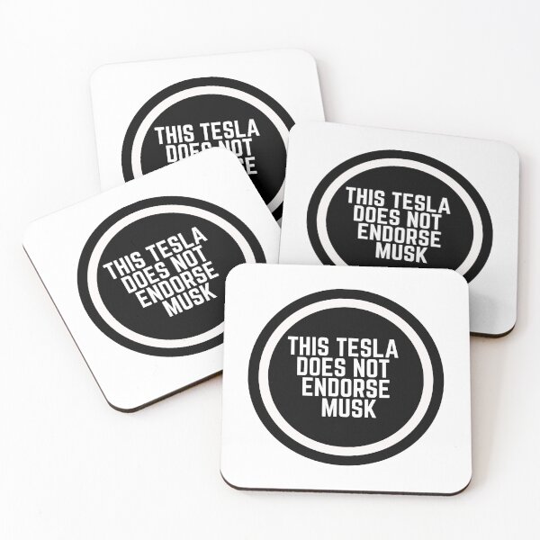 Item preview, This Tesla Does Not Endorse Musk  designed and sold by CharmStudio.