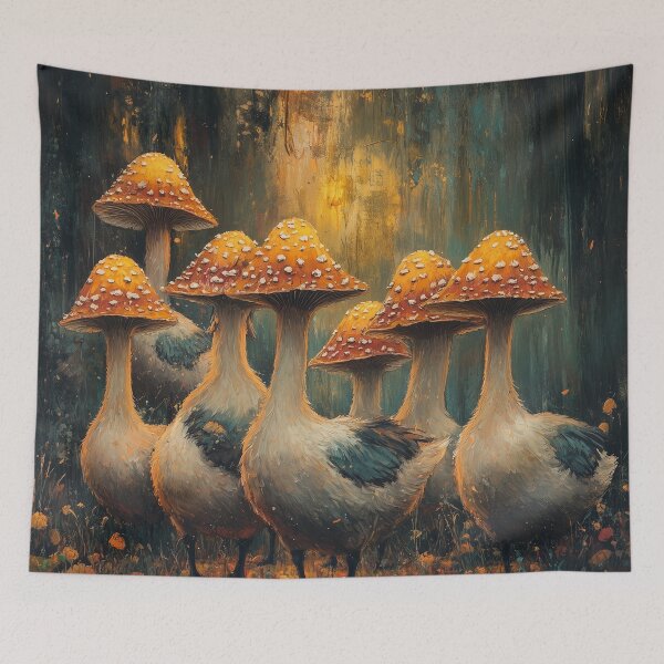 Item preview, Ever seen a flock of geese waddle their way through a fairytale? designed and sold by SporeandCanvas.