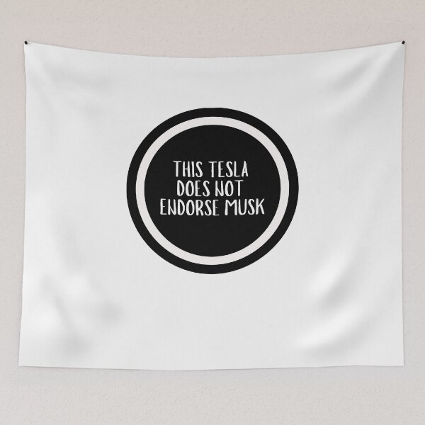 Item preview, This Tesla Does Not Endorse Musk  designed and sold by CharmStudio.