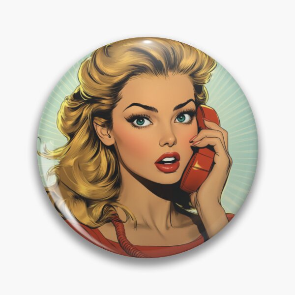 Item preview, Hello? A Vintage Surprise! designed and sold by dragonfliesart.