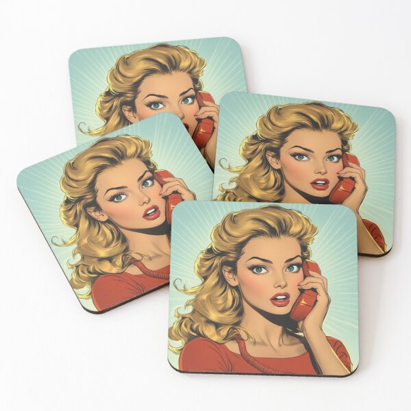 Item preview, Hello? A Vintage Surprise! designed and sold by dragonfliesart.