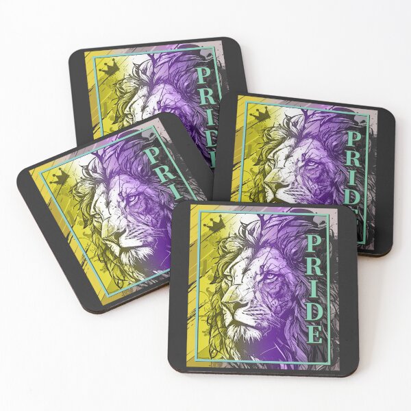 Item preview, Nonbinary Lion Pride LGBT Flag designed and sold by Clara Hollins.