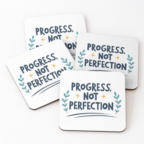 Item preview, Progress, Not Perfection designed and sold by ThatBBStore.