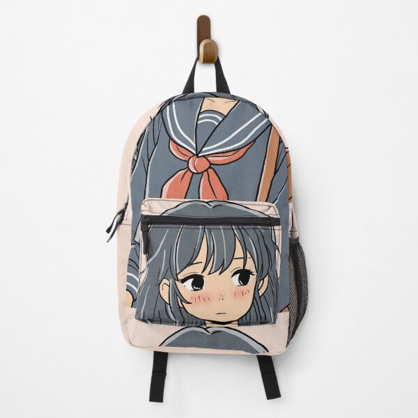 Item preview, Nostalgic Japanese Schoolgirl – Retro Anime Style with Long Hair designed and sold by AirForceTuan.