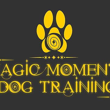 Artwork thumbnail, Magic moments Paw print Name logo by MMDogtraining
