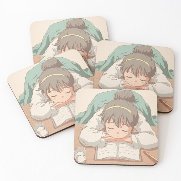 Item preview, Sleeping Anime Girl – Nostalgic Retro Anime Aesthetic designed and sold by AirForceTuan.