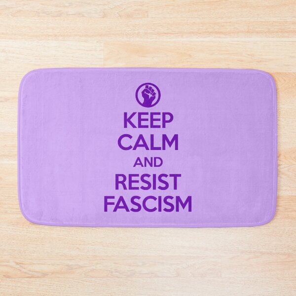 Item preview, Keep Calm and RESIST FASCISM (purple text) designed and sold by Thelittlelord.