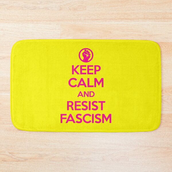 Item preview, Keep Calm and RESIST FASCISM (hot pink text) designed and sold by Thelittlelord.
