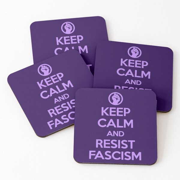 Item preview, Keep Calm and RESIST FASCISM (lavender) designed and sold by Thelittlelord.