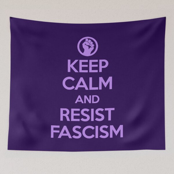 Item preview, Keep Calm and RESIST FASCISM (lavender) designed and sold by Thelittlelord.