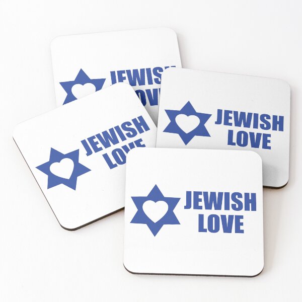 Item preview, Jewish Love ✡ blue on white designed and sold by Jewish Love.