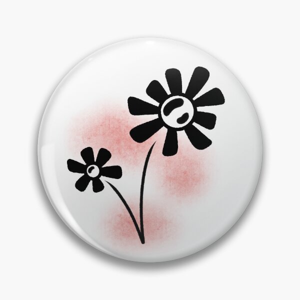 Item preview, Imaginative black and white line art flowers designed and sold by DigiFoii.