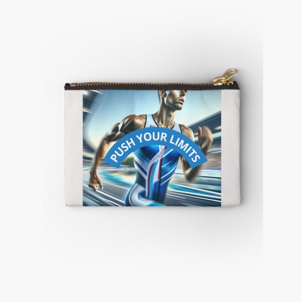 Item preview, Push Your Limits – Motivational Triathlon Running Design designed and sold by Triathlongram.