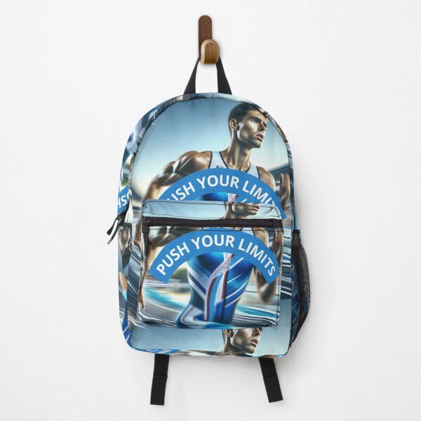 Item preview, Push Your Limits – Motivational Triathlon Running Design designed and sold by Triathlongram.