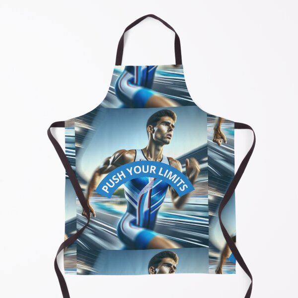 Item preview, Push Your Limits – Motivational Triathlon Running Design designed and sold by Triathlongram.
