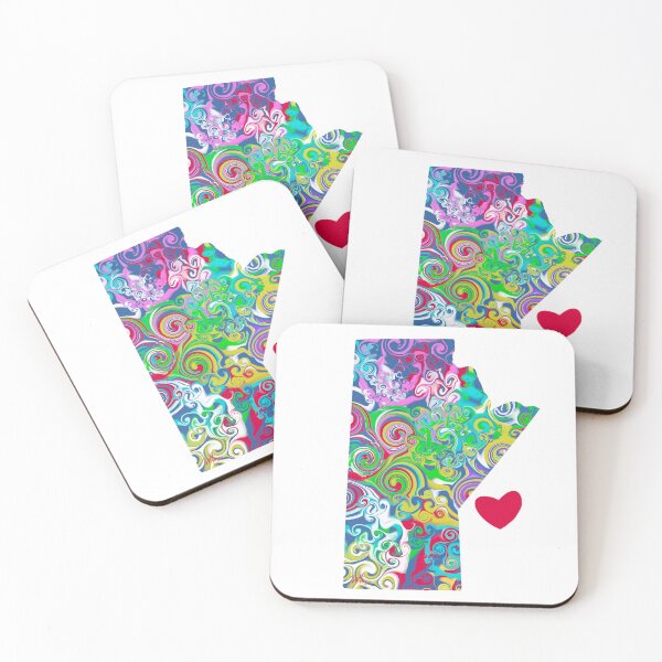 Item preview, Psychedelic Map designed and sold by ArtbyMikkiC.