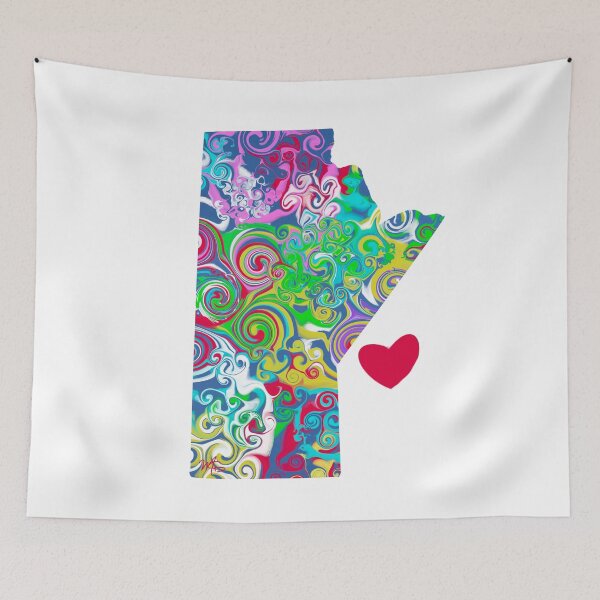 Item preview, Psychedelic Map designed and sold by ArtbyMikkiC.